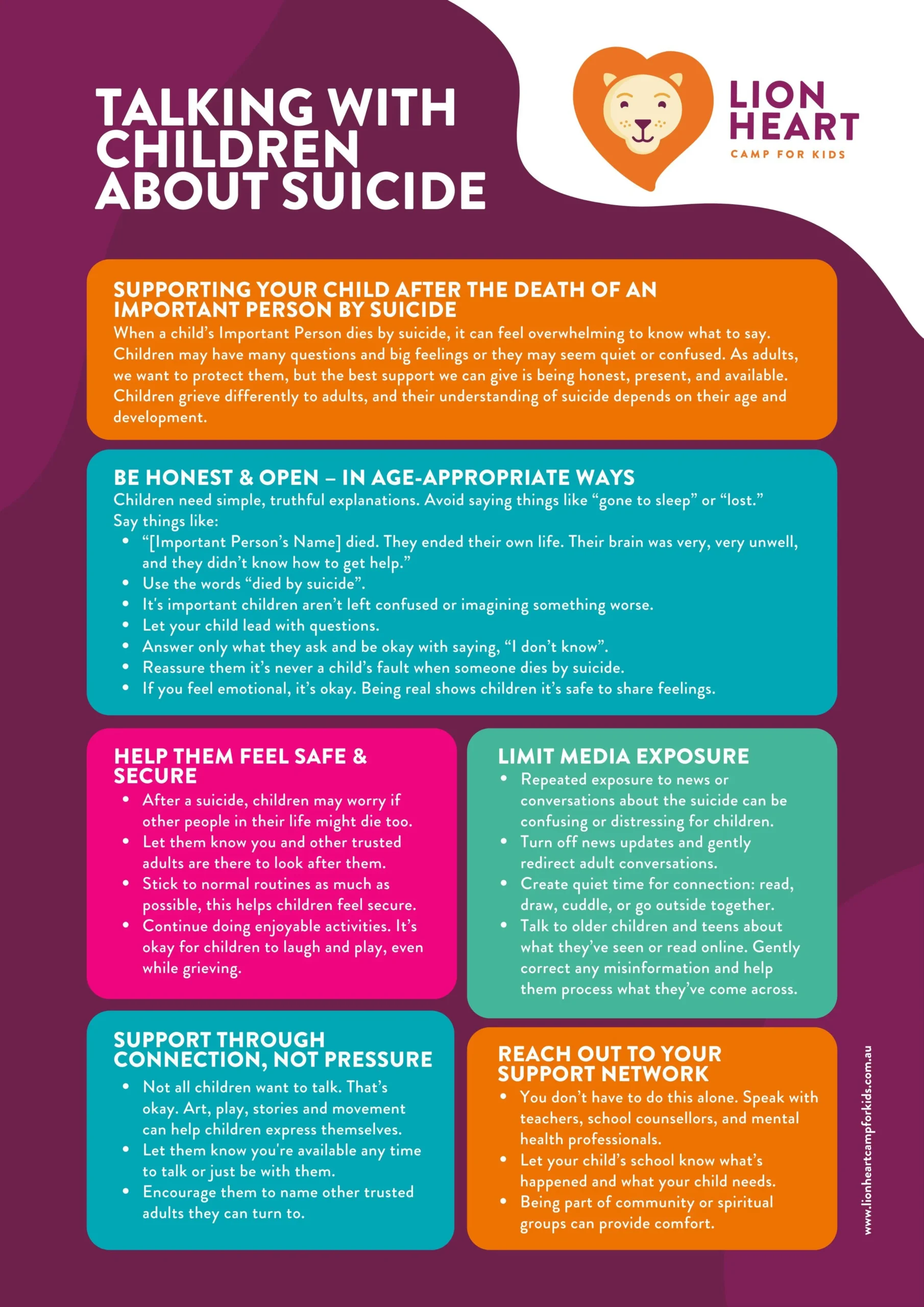 Talking to Children About Suicide